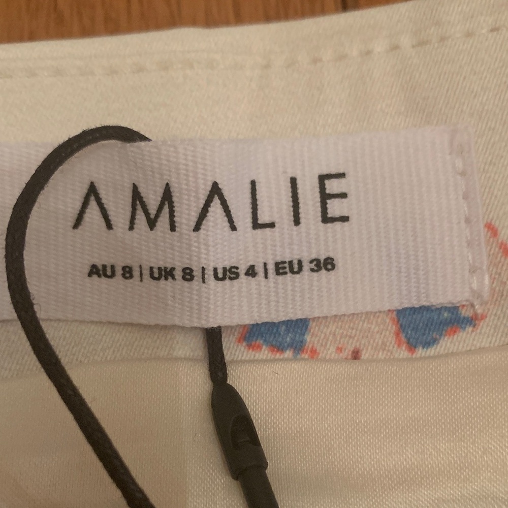 Amalie Colorful Tropical Print Mini Skirt - Picture 3 of 15